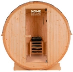 HOME DELUXE Fasssauna &raquo;LAHTI L&laquo;, holzfarben, Fichtenholz, BxH: 194,8 x 191,7 cm -