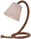 N&Auml;VE Tischleuchte &raquo;Rope&laquo;, E14, H&ouml;he: 38 cm - bunt