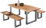 SIT Tisch, HxT: 77 x 80 cm, Holz - braun