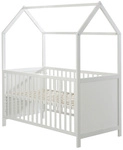 roba Babybett, (BxL): 75 cm x 143,5 cm, Holz, wei&szlig; - weiss