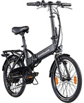 Z&Uuml;NDAPP E-Bike &raquo;Z101&laquo;, 20 Zoll, RH: 48 cm, 6-Gang - blau