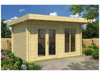 WEKA Gartenhaus »709«, Holz, BxHxT: 460 x 231.2 x 360 cm (Außenmaße) - braun