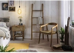 SIT Armstuhl &raquo;SIT&CHAIRS&laquo;, BxHxT: 55 x 75 x 58 cm, Teakholz/rattan - beige