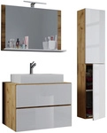 VCM Badm&ouml;bel &raquo;Lendas&laquo;, 4-teilig - beige