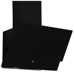 RESPEKTA Schr&auml;ghaube, HxT: 109,5 x 38,5 cm, Metallfilter, Touch-Control - schwarz