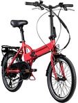 Z&Uuml;NDAPP E-Bike 20 Zoll, RH: 37 cm, 6-Gang - blau