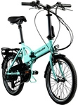 Z&Uuml;NDAPP E-Bike 20 Zoll, RH: 37 cm, 6-Gang - blau