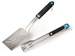 Napoleon Grillbesteck, 2-teiliges Set - silberfarben