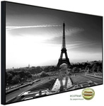 papermoon Infrarotheizung &raquo;EcoHeat - Paris Eiffelturm Schwarz + Weiss&laquo;, Matt-Effekt