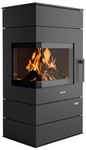 JUSTUS Kaminofen &raquo;Tova&laquo;, schwarz, Stahl, 6 kW