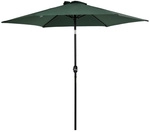 Outsunny Sonnenschirm, H&ouml;he: 235 cm, gr&uuml;n - gruen