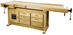 HOLZMANN-MASCHINEN Hobelbank, BxHxL: 81,5 x 78 x 210 cm, Holz - rot
