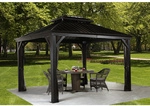SOJAG Pavillon &raquo;Messina&laquo;, rechteckig, BxHxT: 363 x 292 x 298 cm - grau