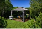 SOJAG Pavillon &raquo;Messina&laquo;, rechteckig, BxHxT: 483 x 307 x 363 cm - grau