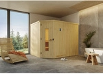 WEKA Ecksauna &raquo;Varberg 4&laquo;, ohne Ofen, BxHxT: 244 x 199 x 194 cm - braun