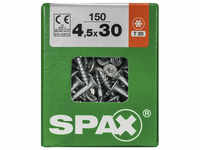 SPAX Universalschraube, T-STAR plus, 150 Stk., 4,5 x 30 mm - silberfarben