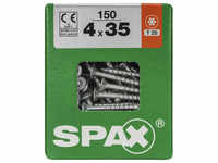 SPAX Universalschraube, 4 mm, Stahl, 150 Stk., TRX 4x35 L - silberfarben