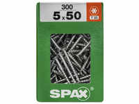 SPAX Universalschraube, 5 mm, Stahl, 300 Stk., TRX 5x50 XXL - silberfarben