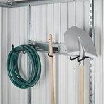 BIOHORT Hakenset &raquo;Ger&auml;teschrank&laquo;, Metall - silberfarben