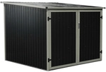 Westmann Fahrradgarage, Breite: 203 cm, anthrazit - grau
