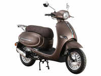 ALPHA MOTORS Motorroller »Cappucino «, 50 cm³, 45km/h, Euro 5 - braun