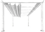 PARAGON OUTDOOR Pavillon &raquo;Florida&laquo;, quadratisch, BxT: 350 x 350 cm - weiss