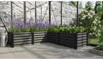VITAVIA Hochbeet &raquo;In&Out&laquo;, BxHxL: 18,5 x 40,3 x 18,5 cm, Zincalume&reg; - grau
