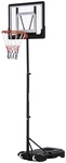 HOMCOM Basketballst&auml;nder, schwarz, Stahl/PVC/Kunststoff