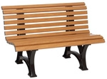 BLOME Bank &raquo;Amrum&laquo;, 2er, 120 cm - braun