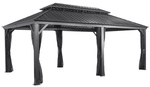 SOJAG Pavillon &raquo;Messina&laquo;, rechteckig, BxHxT: 598 x 307 x 363 cm - grau