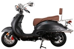 ALPHA MOTORS Motorroller &raquo;Firenze&laquo;, 50 cm&sup3;, 45km/h, Euro 5 - schwarz