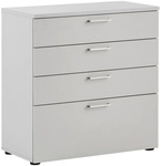 SCHILDMEYER Unterschrank &raquo;Serie 1500&laquo;, BxH: 80,2 x 84,2 cm, Holzwerkstoff - grau