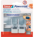 TESA Klebepad &raquo;Powerstrips&laquo;, Transparent-Wei&szlig;, 2 St&uuml;ck