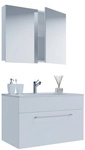 VCM Waschplatz-Set &raquo;Badinos&laquo;, 3-tlg., 60 cm, wei&szlig; - weiss