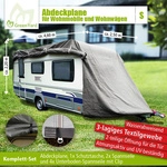 GreenYard Abdeckplane BxL: 250 cm x 460 cm, grau