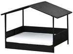 PawHut Hundehaus, Kunststoff, L&auml;nge: 98 cm - braun