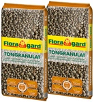 FLORAGARD Tongranulat, 2 x 5 Liter, Karton, Karton - braun