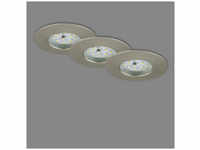 BRILONER LED-Einbauleuchte »FLAT DIM«, ∅: 7,5 cm, Höhe: 2,8 cm, 19,5 W -