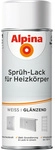 ALPINA Spr&uuml;hlack, 400 ml, f&uuml;r ca. 1,5 m&sup2;, wei&szlig;, gl&auml;nzend - weiss