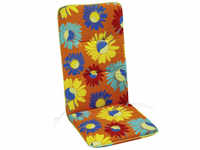 BEST Sesselauflage »Basic Line«, orange/türkis/blau/gelb/rot, BxL: 50 x 120 cm -