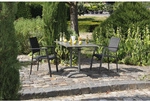 Klapptisch, LxBxH: 120x80x74 cm, anthrazit-cemento