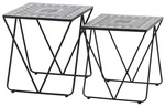 GARDAMO Beistelltisch &raquo;Como&laquo;, BxHxL: 51 x 56 x 51 cm, Tischplatte: Keramik -