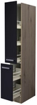 Flex-Well Apothekerschrank &raquo;Impera&laquo;, anthrazit, Spanplatte melaminbeschichtet -