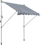 Outsunny Klemmmarkise, BxL: 200 x 150 cm, Aluminium/Stahl/Polyester - bunt