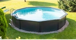 STEINBACH Stahlwand-Pool &raquo;Nuovo de Luxe II&laquo;, Set, &Oslash;xH: 550 x 120 cm, inkl.