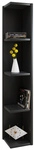 VCM Regal &raquo;Honsa&laquo;, BxHxL: 17 x 97 x 15 cm, Holzwerkstoff - schwarz