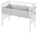 roba Beistellbett, (BxL): 47 cm x 99,5 cm, Holz, wei&szlig; - weiss
