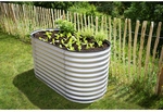 Westmann Hochbeet, BxHxL: 160 x 82 x 80 cm, Stahl - silberfarben