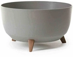 SIENA GARDEN Pflanzgef&auml;&szlig; &raquo;OSLO&laquo;, grau, kunststoff/holzfaser, &empty; 47 cm