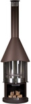 BUSCHBECK Grillkamin &raquo;Melbourne&laquo;, BxHxT: 65 x 230 x 65 cm - braun